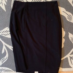 Black pencil skirt